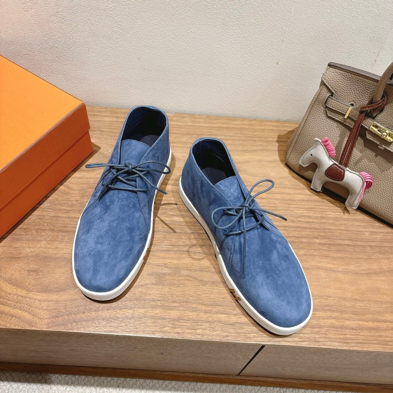 2025 Unisex H Blue Suede Boots AS00380