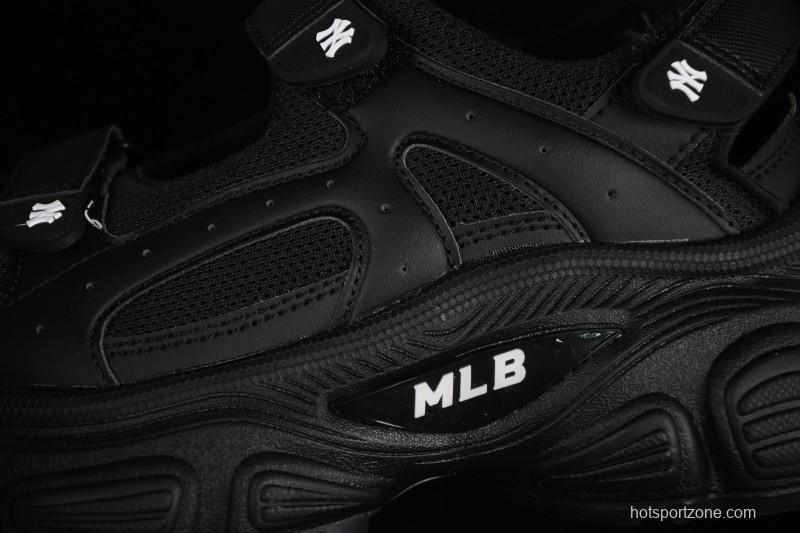 Adidas NY MLB Winner Chunky Mask New York Yankees Height Increase Platform Sandals - 3ASDW015350BKS