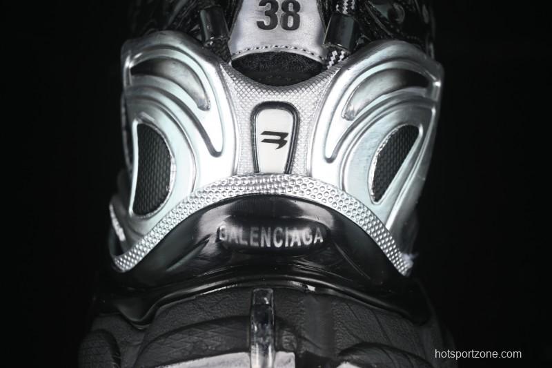 Balenciaga Runner Kith Four Color Retro Casual Shoes - W3RMU1100