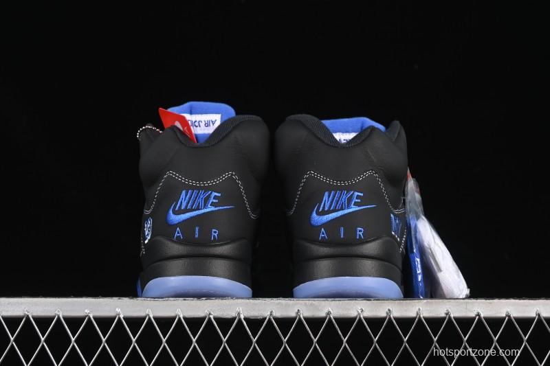 Nike Awake NY x Air Jordan 5 Black Metallic Basketball Shoes - DV4982-004