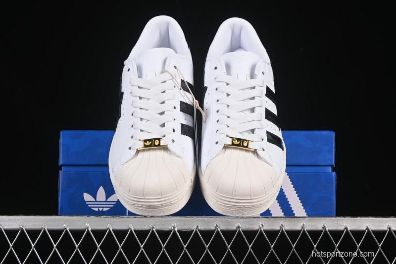 Adidas Bape Superstar Casual Sneakers with Shell Toe Design - JR2701