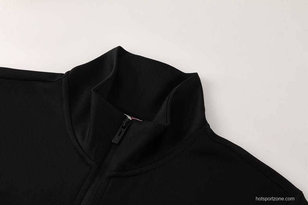 25/26 Borussia Dortmund Black/Yellow Full Zipper Jacket +Long Pants