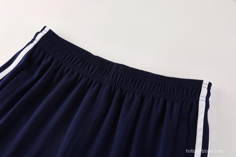 2025 Adidas Originals Long Sleeve T-Shirt Collection - Navy/White/Black with 3-Stripes