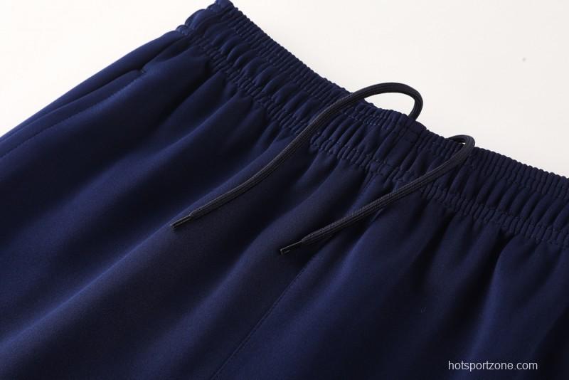 25/26 Olympique Marseille Blue/Navy Full Zipper Jacket +Long Pants