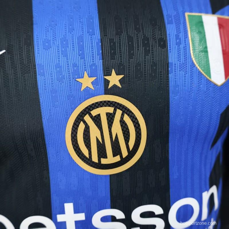 Player Version 24/25 Inter Milan Home Jersey