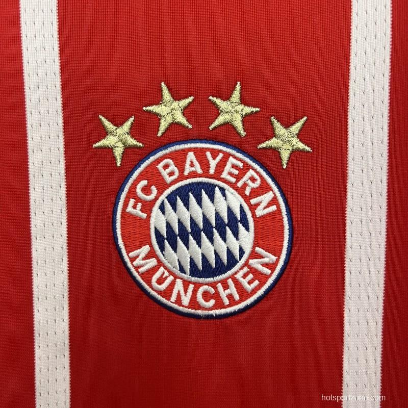 17/18 Retro Bayern Munich Home Jersey