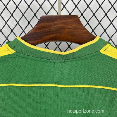 Retro 1998 Brazil Goalkeeper Green Jersey