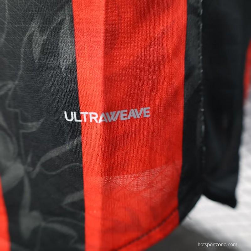 Player Version 25/26 AC Milan Home Long Sleeve Jersey