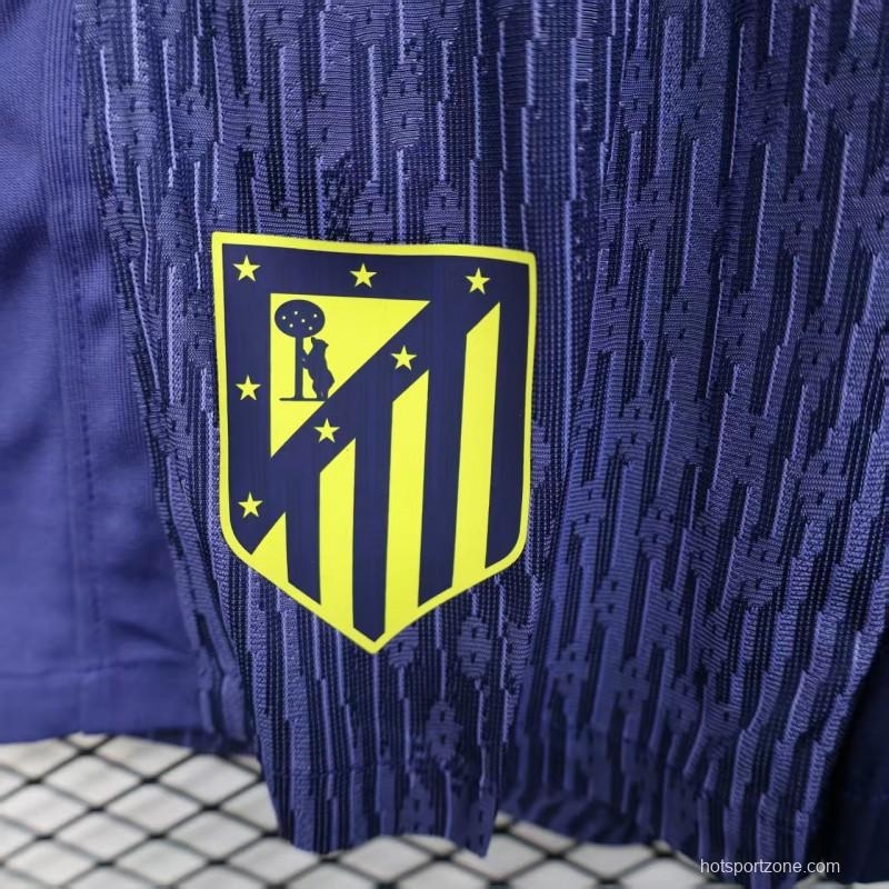 Player Version 25/26 Atletico Madrid Away Shorts