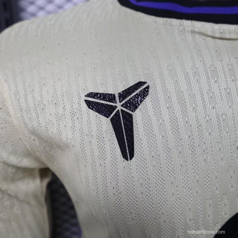 Player Version 25/26 Barcelona  Away Long Sleeve Jersey