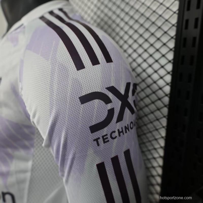 Player Version 25/26 Manchester United Away Long Sleeve Jersey