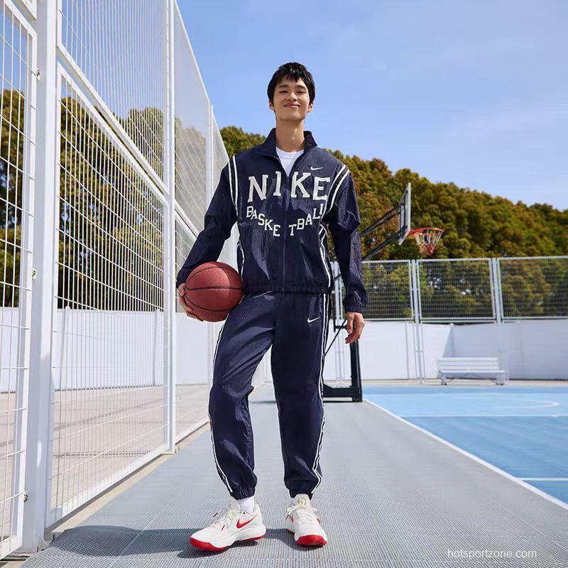 2025 NIKE Navy Windbreaker