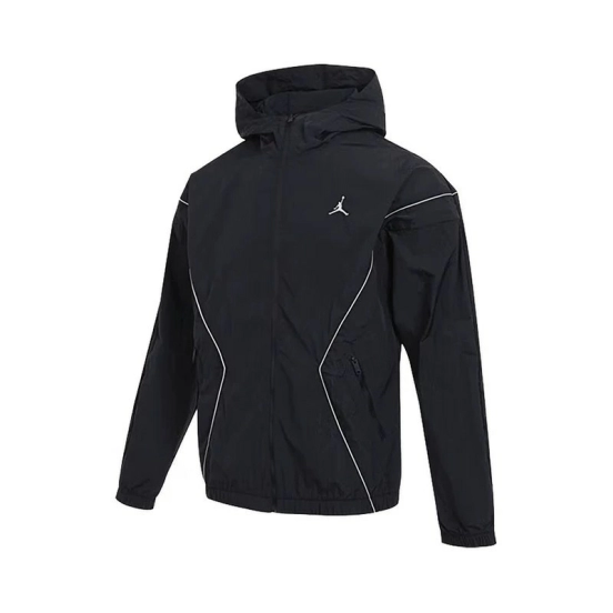 2025 NIKE Air Jordan Black Hoodie Windbreaker