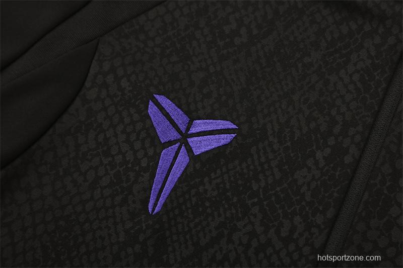 25/26 Barcelona Black Joint Edition Half Zipper Jacket+Long Pants