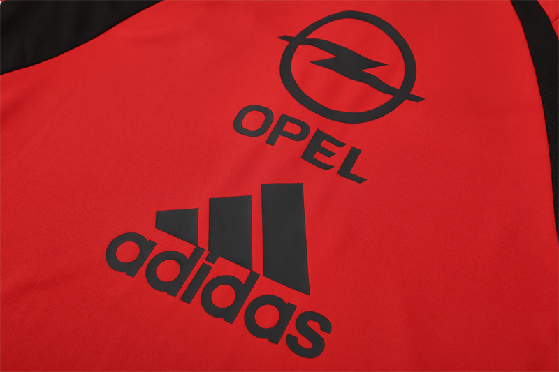 Retro 03/04 AC Milan Red Half Zipper Jacket