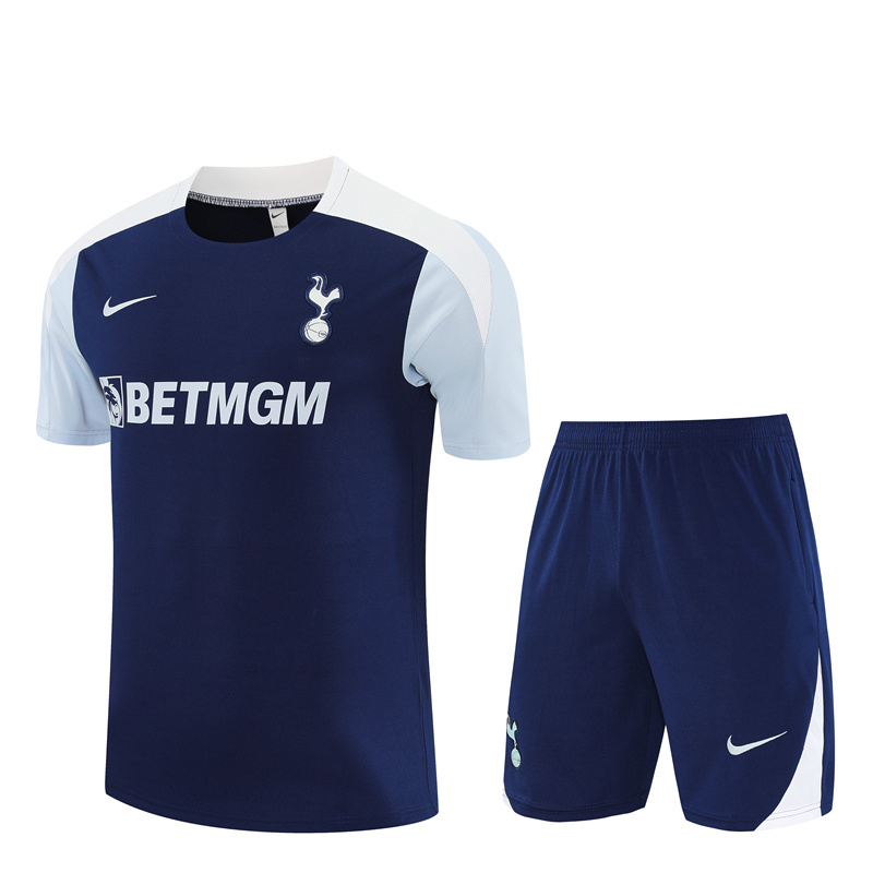 25/26 Tottenham Hotspur Royal Blue with XS Short Sleeve+Soccer Shorts