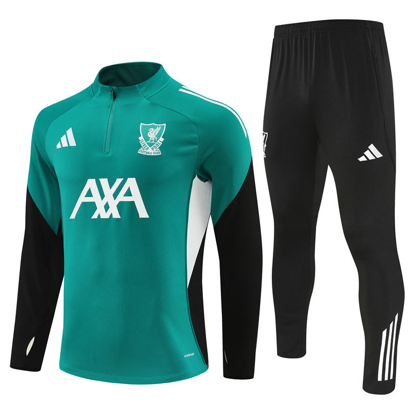 25/26 Liverpool Green Half Zipper Jacket+Long Pants
