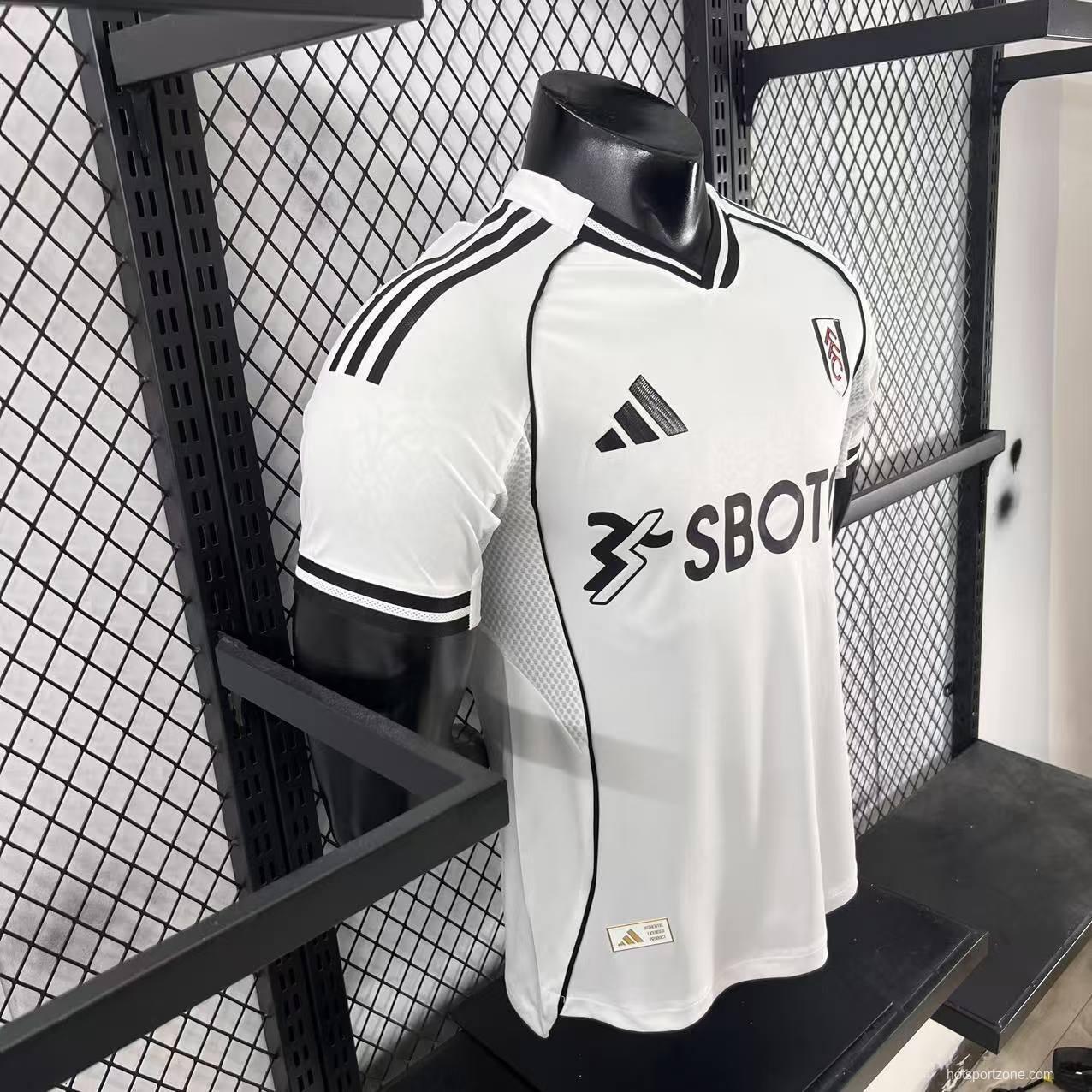 25/26 Player Version Fulham Home Jersey