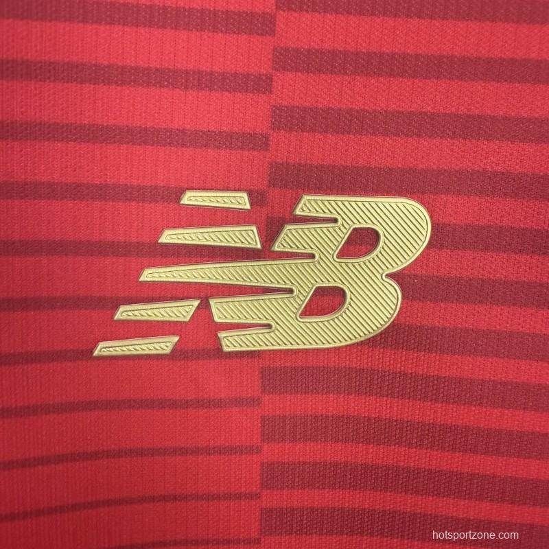 25/26 Deportivo Toluca FC Red Home Short Sleeve Women's Jersey