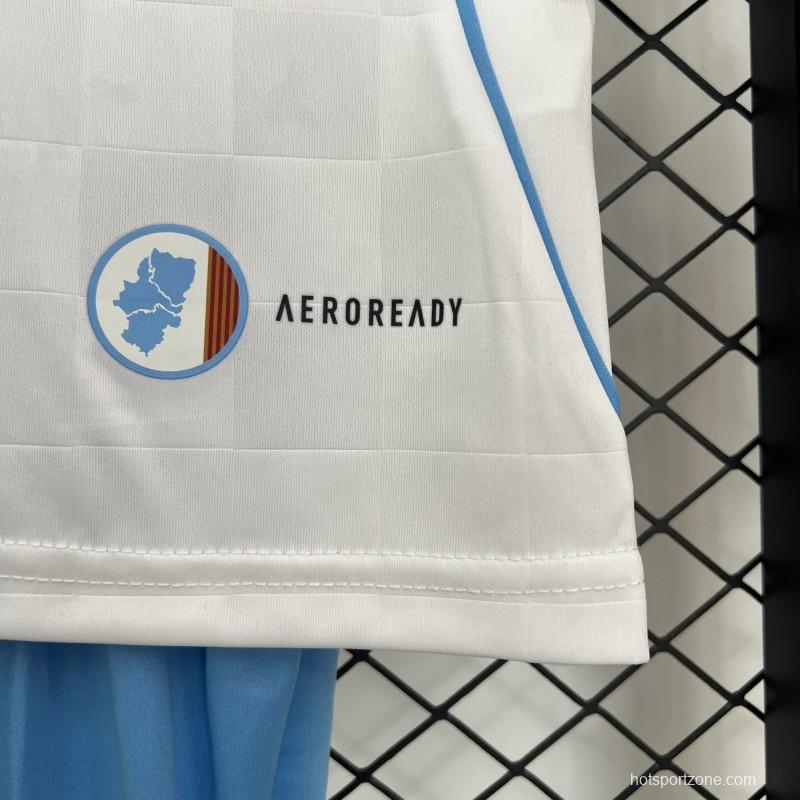 25/26 Kids Real Zaragoza Home Jersey