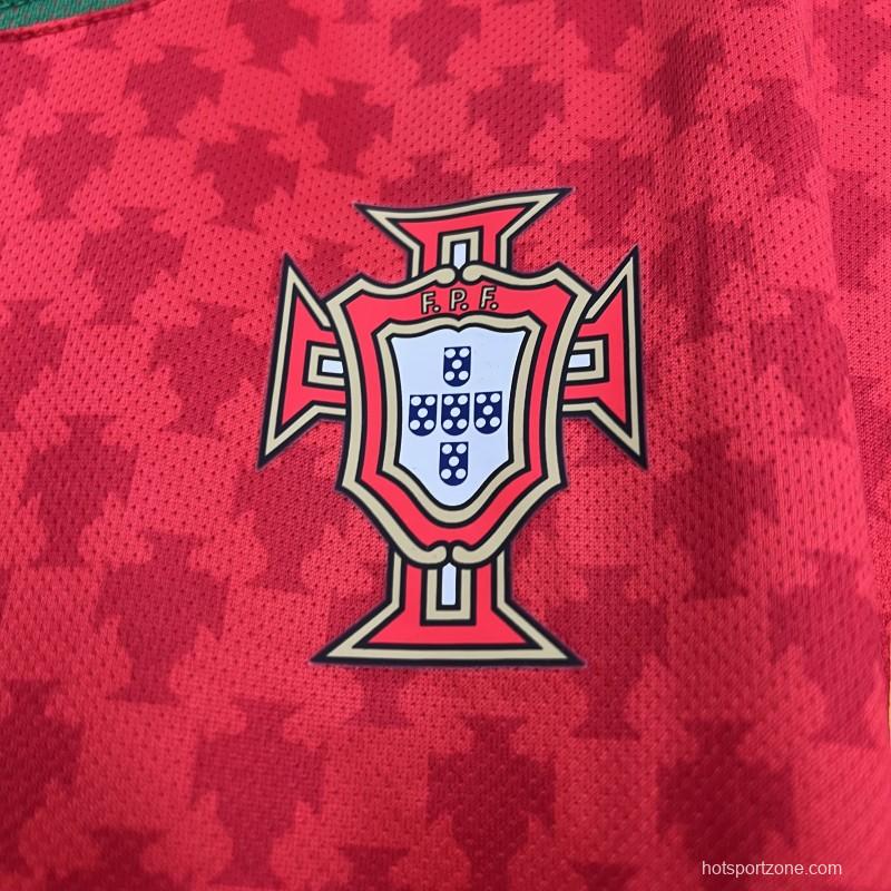 2004 Retro Portugal Home Jersey