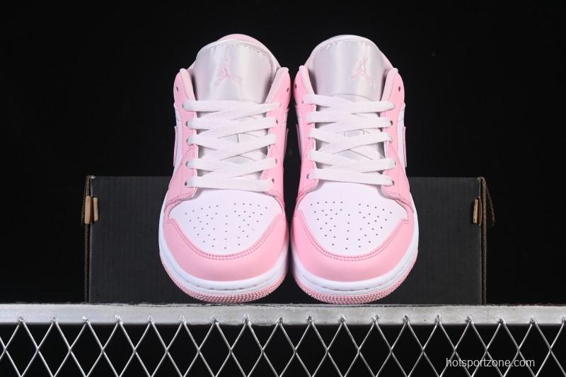 Nike Air Jordan 1 Low AJ1 Pearl Pink Low-top Casual Sneakers - 553560-614