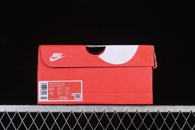 Nike Air Max Plus Retro Running Shoes with Air Cushion Technology - IB7671-700