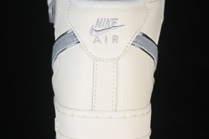 Nike Air Force 1 Mid Light Gray Two-Tone Sole All-Star Starry Sky Mid-Top Casual Skate Shoes - XL0236-232