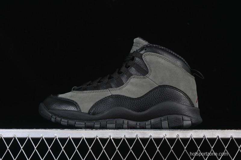 Nike Air Jordan 10 Retro Shadow Grey Basketball Shoes - HJ6779-001