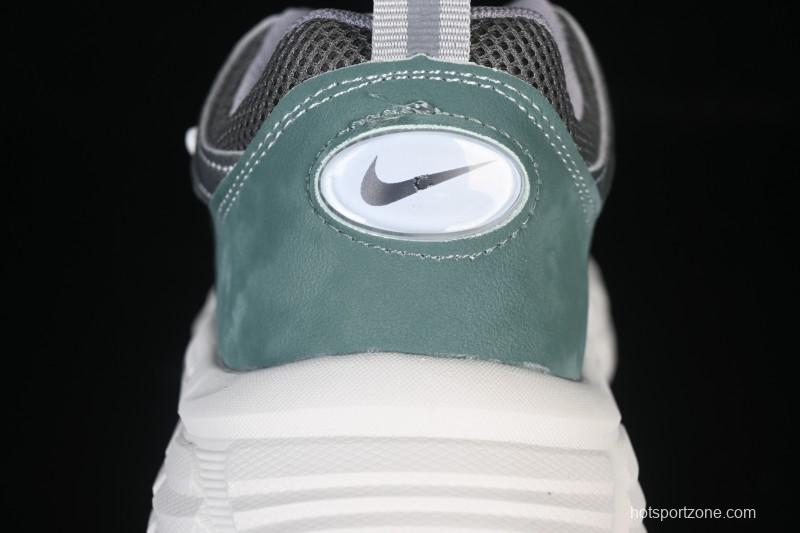 Nike P-6000 Retro Casual Sports Kids Shoes - Gray Green White Swoosh
