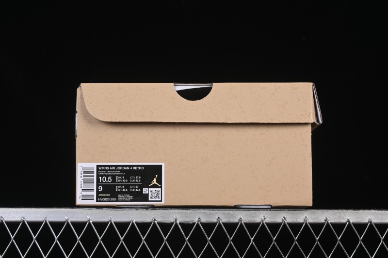 Nike Air Jordan 4 Retro Cozy Girl Warm Yellow Sneakers - HV0823-200