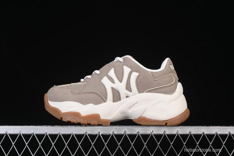 New York Yankees Bigball Chunky Vintage Window Platform Sneakers - 3ASHVT35N50BRS