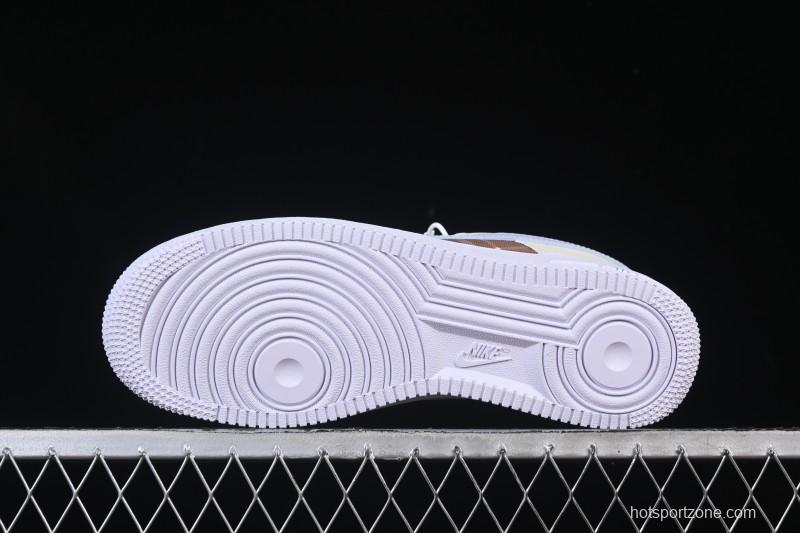 Nike Air Force 1'07 Low Casual Sneakers with Full-Length Air Cushion - IH7352-001