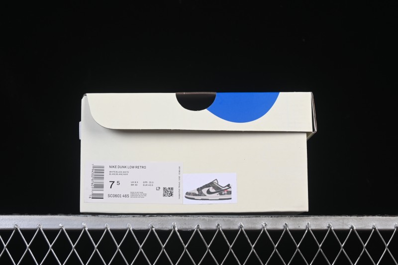 Nike SB Dunk Low BAPE Collaboration White Army Green Anniversary High-End Custom Low-Top Casual Skate Shoes - SC0601-465