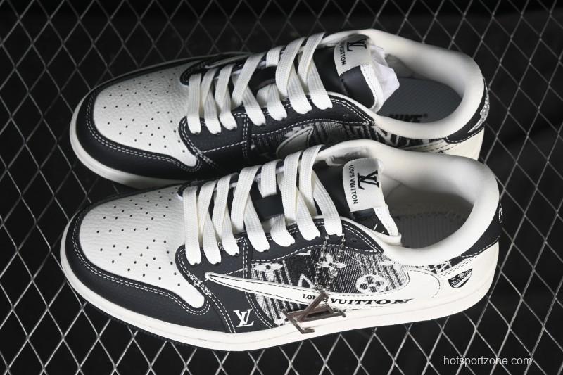 Nike Travis Scott x Fragment Design x Air Jordan 1 Low OG SP AJ1 Low Top Casual Sneakers - SC0601-052