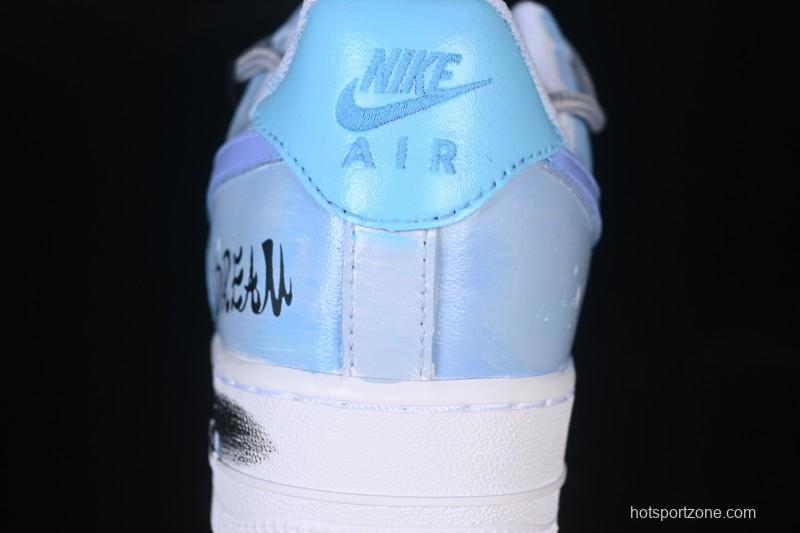 Nike Air Force 1'07 Low Chasing Dream Hand-Painted Graffiti Casual Sneakers - CW2288-101