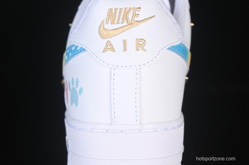 Nike Air Force 1'07 Low Four Hook Rainbow Cake Casual Sneakers - ZH0316-115