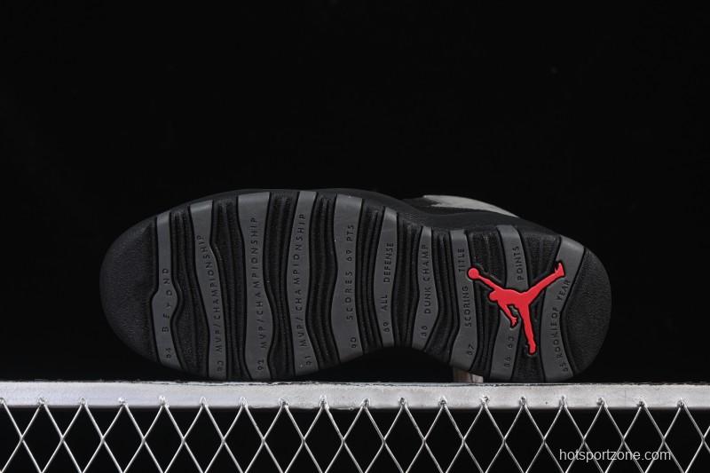 Nike Air Jordan 10 Retro Shadow Grey Basketball Shoes - HJ6779-001