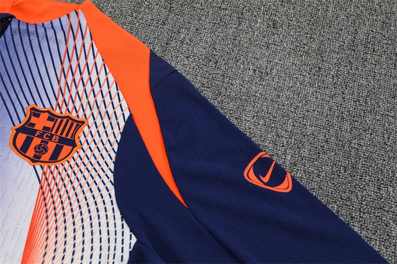 25/26 Barcelona Blue Orange Camouflage T90 Short Sleeve Jersey+Shorts