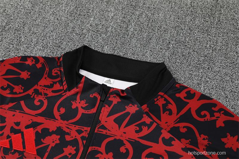 25/26 Liverpool Red Camouflage Half Zipper Jacket+Long Pants