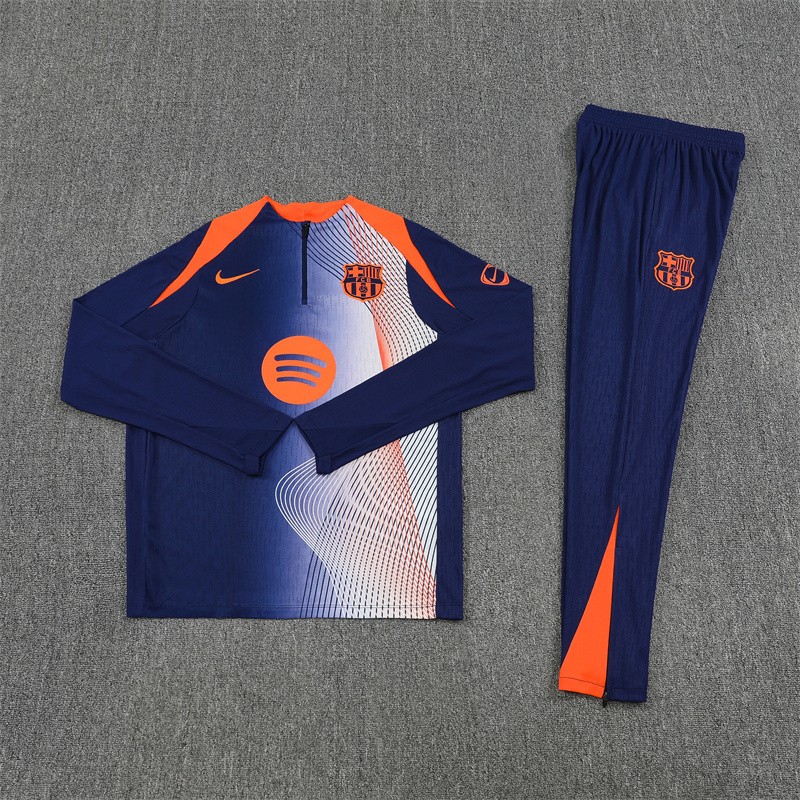 25/26 Barcelona Blue Orange Camouflage T90 Short Sleeve Jersey+Shorts