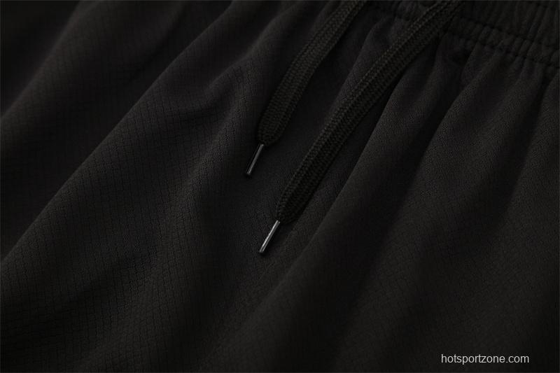 25/26 PSG Black T90 with XS Short Sleeve+Soccer Shorts