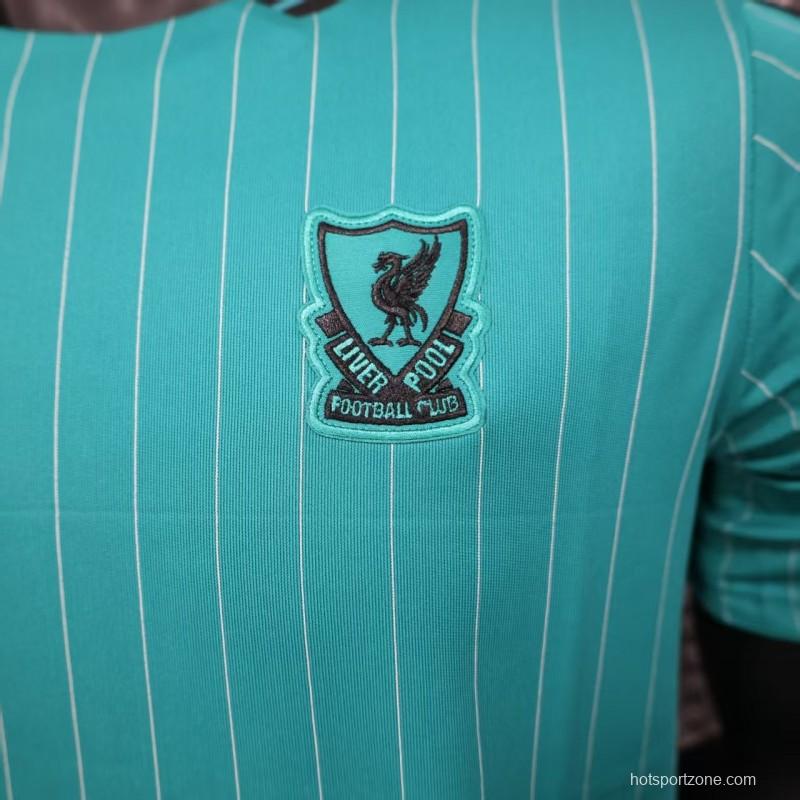 Player Version 25/26 Liverpool  Adidas Original Blue Jersey