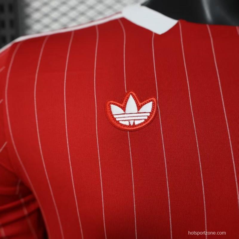 Player Version 25/26 Manchester United Red Adidas Original Casual Jersey