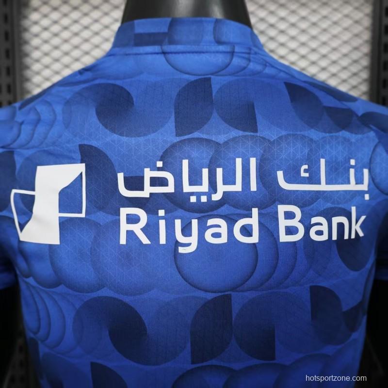 Player Version 25/26 Al Hilal Pre-Match Blue Jersey