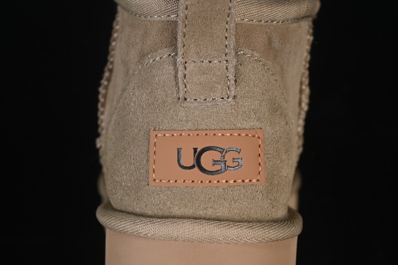 UGG Classic Ultra Mini Sheepskin Boots with Water-Resistant A-Grade Fur - 1116109