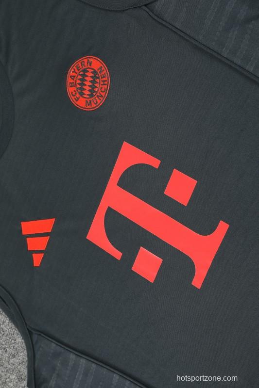 25/26 Bayern Munich Black Short Sleeve Jersey+Shorts