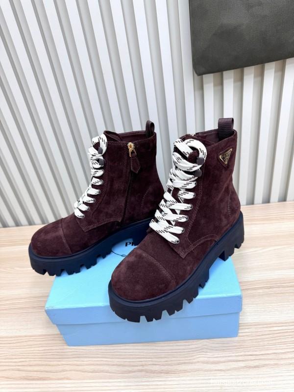Prada 2025 SS Platform Martin Boots - LY0350