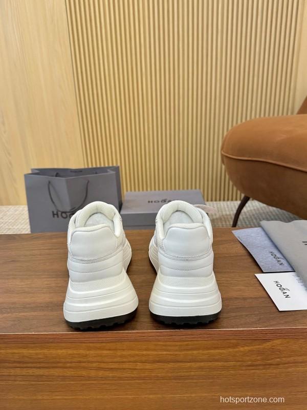 Hogan H-STRIPES Series Couple Thick Sole Dad Shoes Leisure Sneakers - LY00370/LY00380