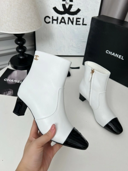 Chanel 2025/SS Double C Heel Fashion Boots - LY00370/LY00400